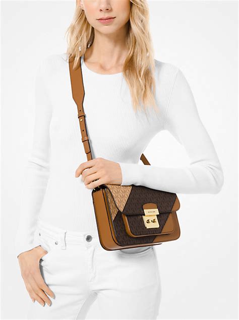 michael kors sloan editor two tone|Michael Kors Sloan Editor Two Tone Shoulder Bag .